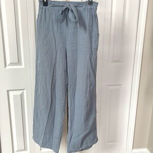 P Cill Wide Leg Tie Front Pants